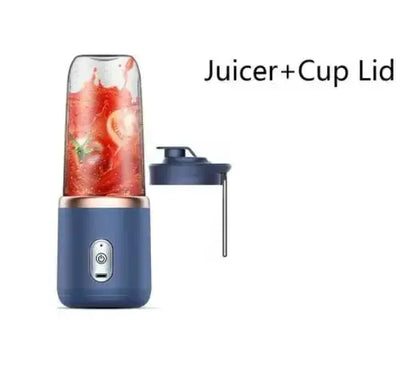 Portable Rechargeable Blender 400ml – USB Fruit Juicer for Smoothies &amp; Shakes
