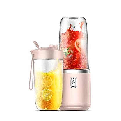Portable Rechargeable Blender 400ml – USB Fruit Juicer for Smoothies &amp; Shakes